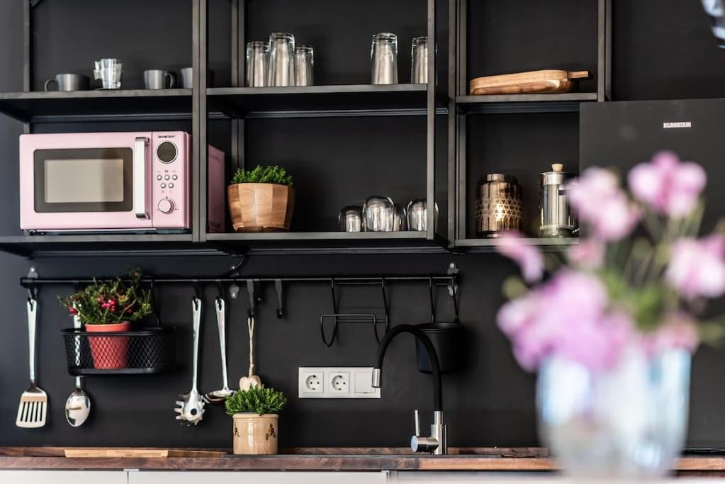 Exklusives Design-Apartment & Sauna Warngau Buitenkant foto